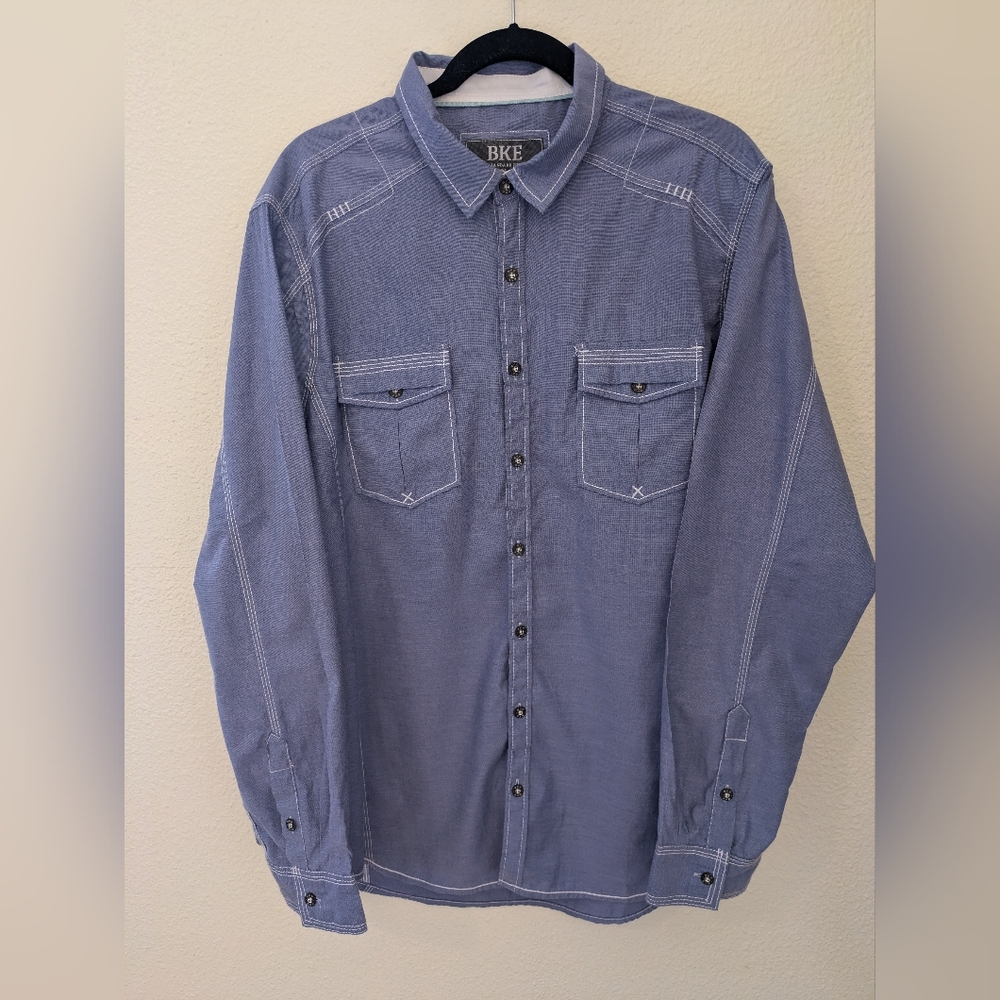 BKE mens XL long sleeve dress shirt